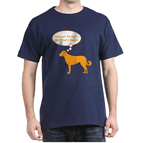 CafePress Anatolian Shepherd Dog Dark T Shirt 100% Cotton T-Shirt Navy