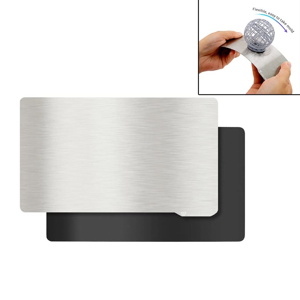 1 Szt. Żywiczna Drukarka 3D Ze Stali Sprężynowej Elastyczna Płyta I Podstawa Magnetyczna Platforma, Do Szyn Silnika Wywrotki Flex Plate Drukarka 3d Magnetyczna(286mmx166mm)