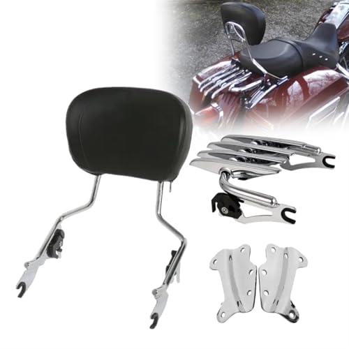 Sissy bar porte-bagages pour Harley Street Glide FLHX idéal pour vos longs road trips en duo