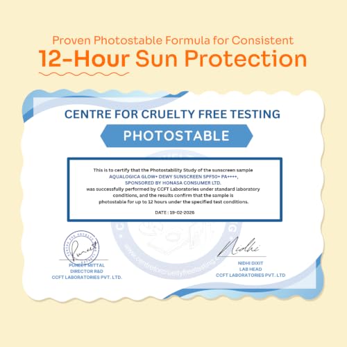 Aqualogica Glow+ Dewy Sunscreen Gel SPF 50+ 30g - Image 5