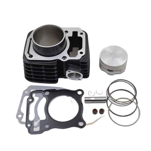 Cilindro de motocicleta con kit de juntas de pistón de gran diámetro 63,5 mm para motos GLH125 6