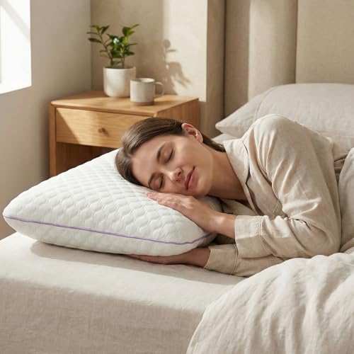 Image of AYKA Neck Pillow (Knitted Fabric, Regular Queen (Pack of 1))