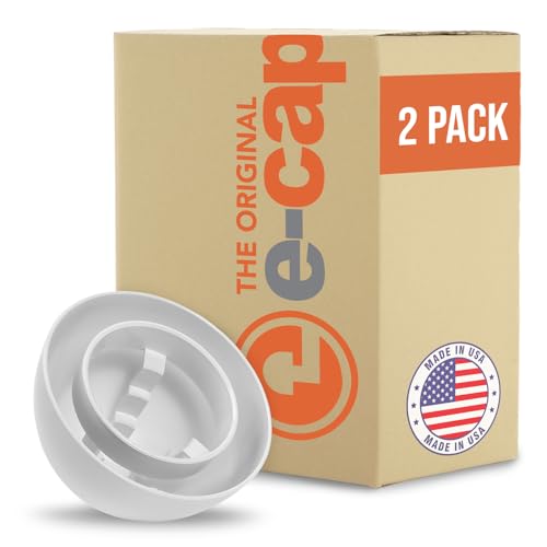 E-CAP321 Thermoplastic Vent Cap for Furnace Flue PVC Pipe| Half-Sphere GELOY CR7520 Resin Cover| Keep Small Animals Out Of Exterior Vent Outlets| Exhaust Cap Fits PVC Flue Pipes 1.5\",2\",&3\"| Pack of 2