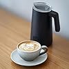 Subminimal NanoFoamer PRO, Frullino Montalatte Elettrico Senza Maniglie, Schiuma Latte Professionale per Latte Art, 3 Flussometri Inclusi, Compatibile con Tutti i Latti, Nero