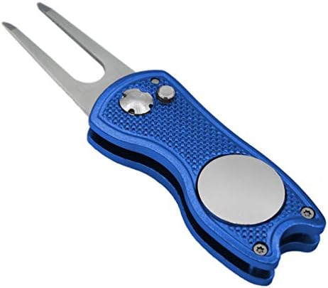 Golf Divot Repair Tool with Pop-up Button & Magnetic Ball Marker Pitch Mark, Lightweight, Portable, Mini Divot Repair Tool, Best Choice for Professional Golfers Golf Divot Repair Tool with Pop-up Button & Magnetic Ball Marker Pitch Mark, Lightweight, Portable, Mini Divot Repair Tool, Best Choice for Professional Golfers