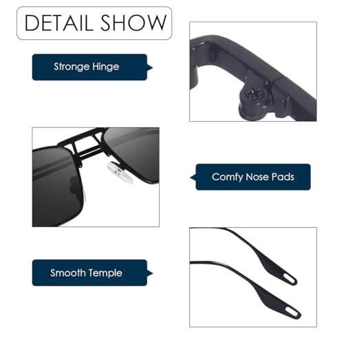 Image of Karan Aujla Classic Retro Frame Vintage Narrow Rectangular Pimp Metal Sunglasses Goggles For Men & Women (silver, black, Gold)