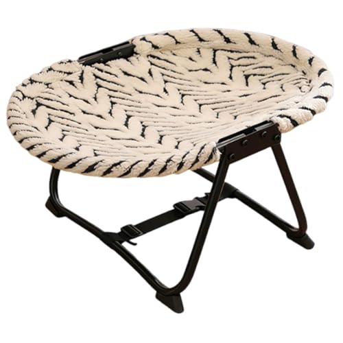 Lit surélevé pour animaux de compagnie pliable, le couchage d'intérieur idéal pour le salon
