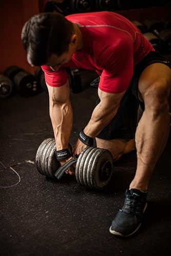 Harbinger Big Grip No-Slip Nylon Lifting Straps with DuraGrip (Pair) - Image 3