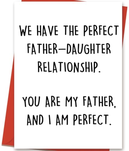 YiKaLus Perfect Father-Daughter Relationship Card...