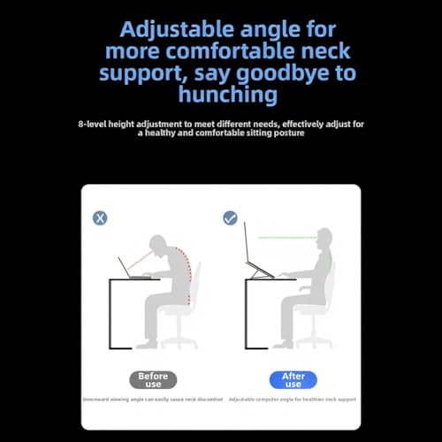 Support de refroidissement ergonomique pour ordinateur portable ventilé
