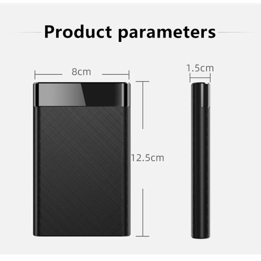 Boîtier de disque dur portable pour ordinateur en déplacement