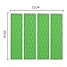 4 Pack Surfboard Traction Pads EVA Deck Grip for Longboard, Kayak, Skateboard, Green