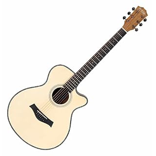 Rocktile WSC-100C NT Guitare acoustique folk, concert avec cutaway - Les Beatles, Paul McCartney, John Lennon, RIngo Starr, George Harrison