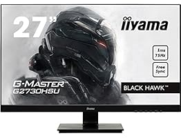 iiyama G-MASTER Black Hawk G2730HSU-B1 68,58 cm (27") Gaming Monitor Full-HD (VGA, HDMI, DisplayPort, USB 2.0) 1ms Reaktionszeit, FreeSync, schwarz