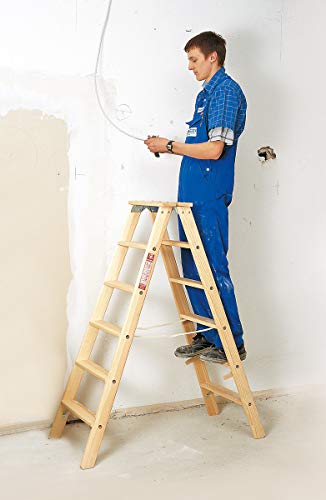 Preisvergleich Produktbild Euroline Holz-Stufenstehleiter Nr. 10503 - 2 x 3