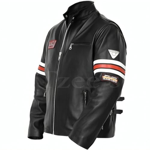 Tzee's House MD Leather Jacket- Dr Gregory Inspired Houses MD Black Real Sheep Leather Jacket2