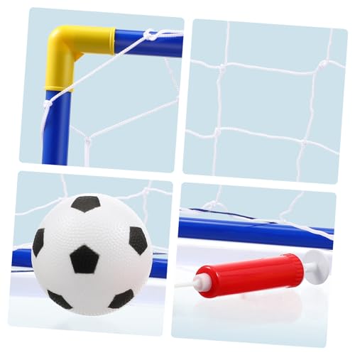 GANAZONO 3 Partidas rede de futebol jogando baliza de futebol portátil Futebol de plástico Gol de fu