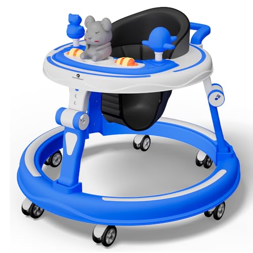 Image of StarAndDaisy Baby Walkers for 9 Months + Or 6-24 Month Baby Boy Girl /360Walker for Kids with 7 Level Height Adjustment /Walker for Baby with Switchable Food & Musical Toy Tray.