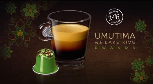 NESPRESSO - UMUTIMA wa lake Kivu Rwanda - 2016 Limited Edition - 200 capsules FULL BOX