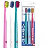 Cepillo de dientes ultrasuave Curaprox CS 5460 – Para dientes y encías sensibles | Eliminación suave de la placa |...