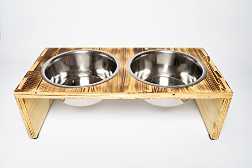 Hundebar Basic 2x1600mL Futterhöhe 16cm Futterspender Maße (BxTxH): 50 cm x 24 cm x 16 cm Antirutsch Für mittlere Hunde Cover