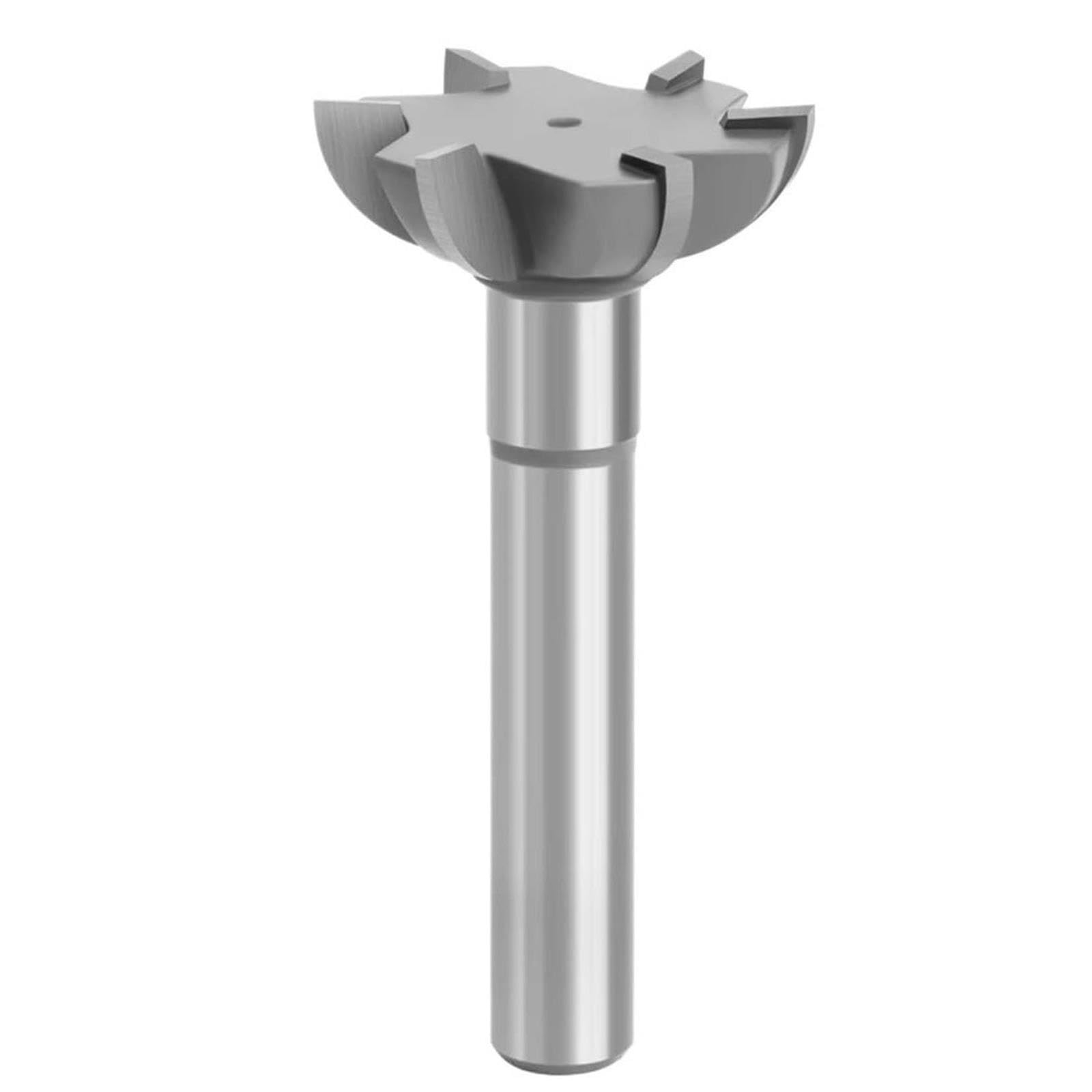 Frez Stożkowy Ze Stopu Aluminium O Średnicy 12 Mm, Rękojeść Z 6 Ostrzami