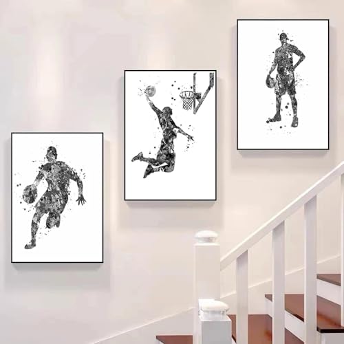 Affiches de basket-ball décoration de sport idée cadeau garçon et ado