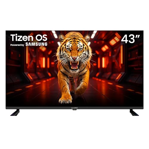 KIANO Elegance Smart TV LED 43 Pouces (108 cm) Full HD avec TIZEN OS (Powered by Samsung), Dolby Audio, Triple Tuner DVB-T2/C/S2, 3× HDMI, Enregistrement USB...