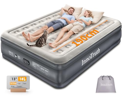 InnoTruth Cal King Size Air Mattress with Built in Pump