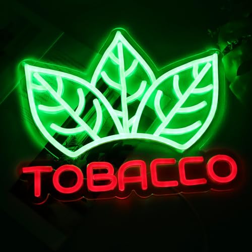 Image of Smoke Shop Neon Sign for Tobacco Store Advertisement,Man Cave Light,Home Bar or Garage Decor,Vibes Light for Pub,Smoking Lounge,5V USB Powered.