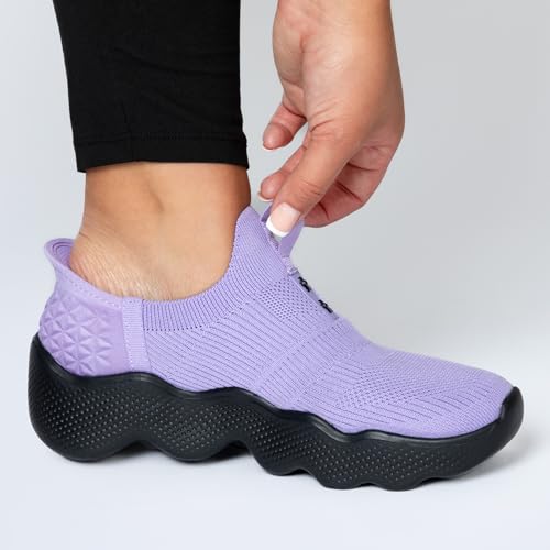 Women's Paw Ultra Comfort Slide-in Deep Traction Walking Shoes Slip On Sneakers Lightweight Footwear3