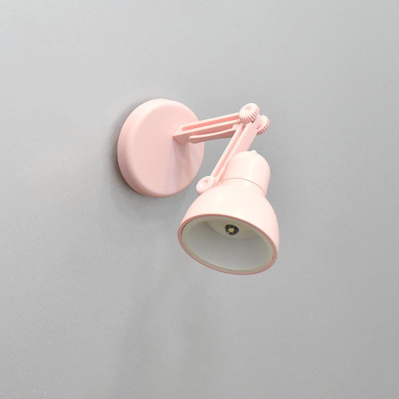 Mini lámpara LED rosa con imán para refrigerador miniatura 1