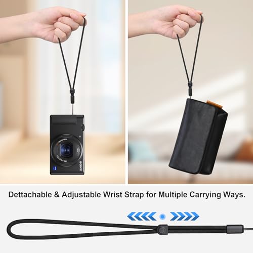 Funda para cámara Sony ZV-1 con cierre magnético negra miniatura 6