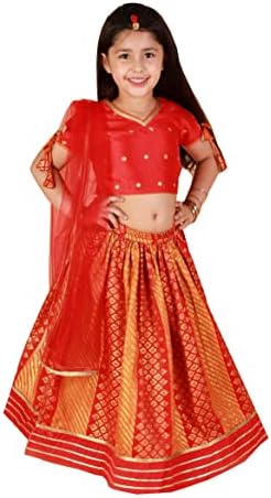 RoohVastra Ready to wear Girl’s Indian Ethnic Wear Lehenga Choli for Kids 011