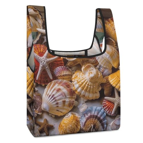LPSBVNM ��e�ʃV���b�s���O�o�b�O�ASea Shell Treasures �v�����g�ė��p�\�ȃV���b�s���O�o�b�O �|�[�^�u���g�[�g�o�b�O �܂肽���ݎ��V���b�s���O�o�b�O �H���i�A�X�[�p�[�}�[�P�b�g�A�M�t�g�Ȃǂ�