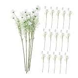 Prolongée : les fausses marguerites et les fleurs de marguerites réalistes conservent leur couleur et leur forme, garantissant que votre décoration de camomille artificielle et votre bouquet de marguerites restent frais et attrayants pour les années à venir, fausses marguerites blanches, centre de table de marguerite de mariage