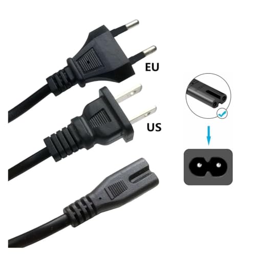 Cable de alimentacion de 1,5 metros flexible conector IEC320-C7 4