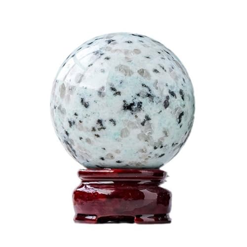 Sphère en pierre bleue de Tianshan pour un design de bureau moderne