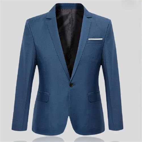 Men's Solid Color Retro Large Size Suit Jacket Business Casual Party Banquet Blazer3