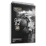 Sketch Book 9”x 12”, Premium Drawing Paper,100 Sheets of Top Spiral Bound Drawing Pad for Adults and