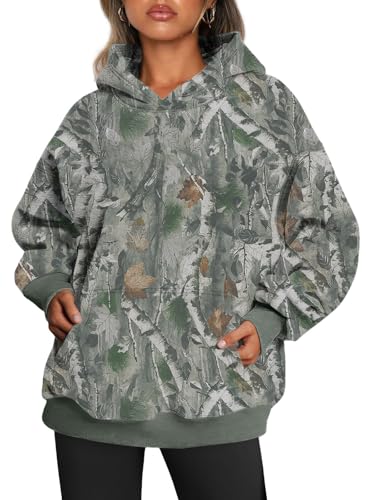 Image of Trendy Queen Women Oversized Hoodies Fall Outfits | Gentle Skin Feel, Aesthetic Drop Shoulder, Large Kangaroo Pocket, Seamless Daily Outfit Match