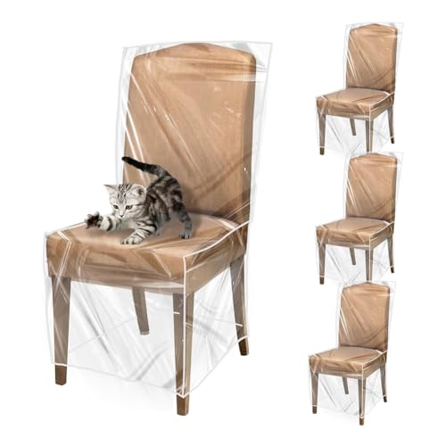 Protection de chaise de salle à manger plastique imperméable lavable - 2