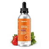 Vitaminally Women’s 50+ Liposomal Liquid Multivitamin – 16 Essential Vitamins & Minerals for Energy, Bone & Immune Support – Sugar-Free, Non-GMO, High Absorption – Strawberry Mint, 30 Servings