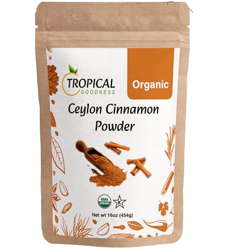 Tropical Goodness Organic Ceylon Cinnamon Powder 1 lb