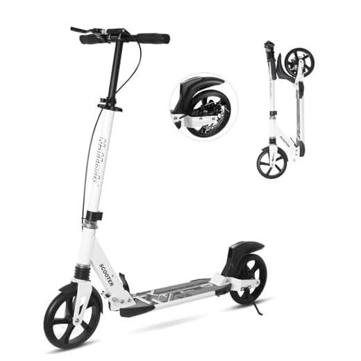 Versatile Adjustable Height Folding Scooter