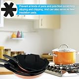 JOOTUEPO 6 Piece Pot Pan Protectors, 3 Different Sizes, Felt Thermal Insulation Mat, Anti-Skid Reusable Kitchen Accessories - Image 7