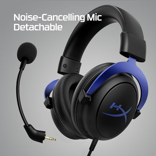 HyperX Cloud - Gaming Headset, Memory Foam Comfort, Noise-Cancelling mic, Durable Aluminum Frame - 4