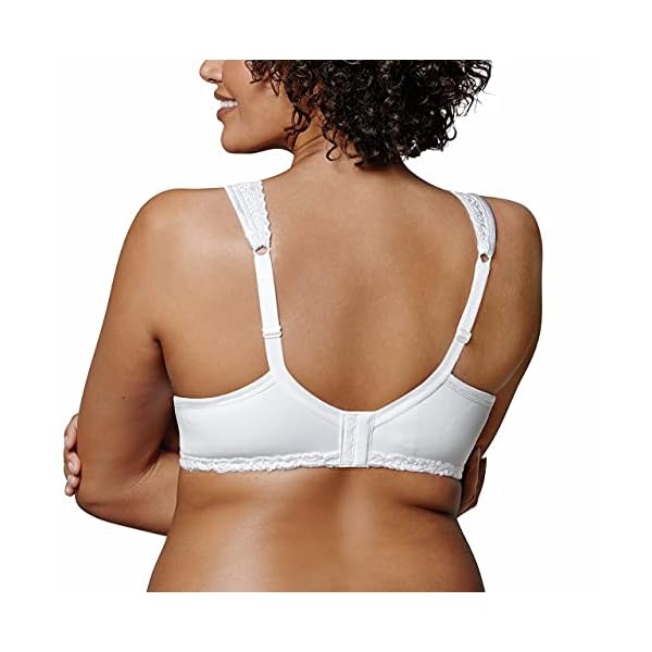 Playtex-Womens-18-Hour-Airform-Comfort-Lace-Wirefree-Full-Coverage-Bra-US4088 Playtex womens 18 Hour Airform Comfort Lace Wirefree Full Coverage Us4088 bras, White, 38D US