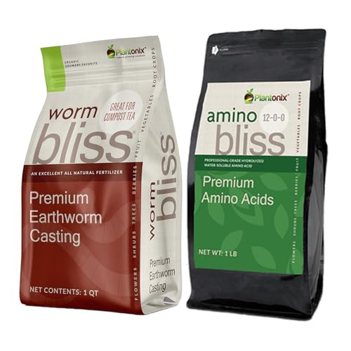 Worm Bliss + Amino Bliss Fertilizante Orgánico para Plantas