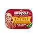 King Oscar Wild Caught Sardines in Extra Virgin Olive Oil, Hot Jalapeno Peppers, 3.75 Ounce (Pack of 12) (3480000656)
